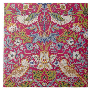 Azulejo Ladrón de fresa, William Morris