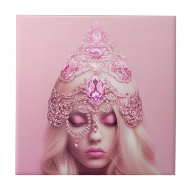 Azulejo Lady Morganite Ceramic Tile (Frente)