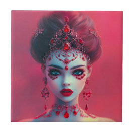 Azulejo Lady Ruby Ceramic Tile