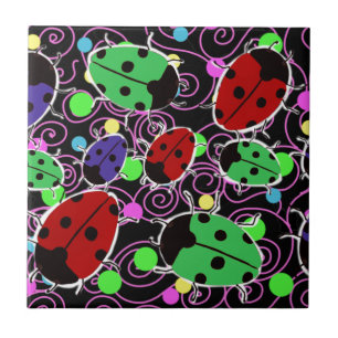 Azulejo Ladybug