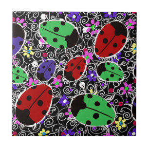 Azulejo Ladybug
