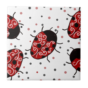 Azulejo Ladybug