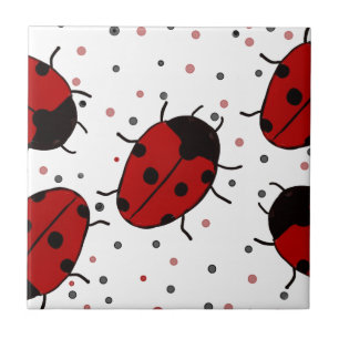 Azulejo Ladybug