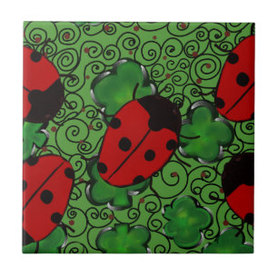 Azulejo Ladybug