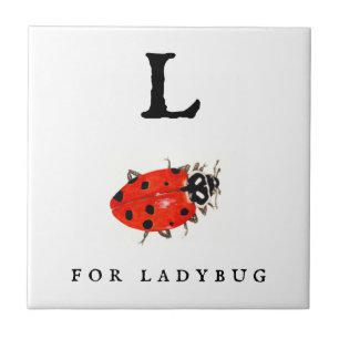 Azulejo Ladybug