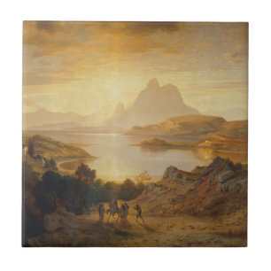 Azulejo Lago di Lugano - Albert Zimmermann