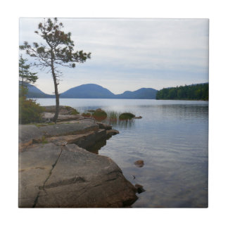 Azulejo Lago Eagle en el Parque Nacional Acadia