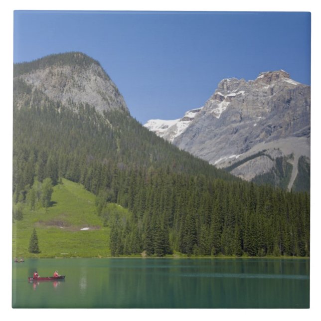 Azulejo Lago Esmeralda, Rockies Canadienses, Británico (Frente)