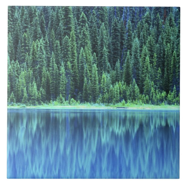 Azulejo Lago Esmeralda, Yoho NP, BC, Canadá (Frente)