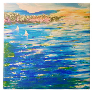 Azulejo Lago Indio