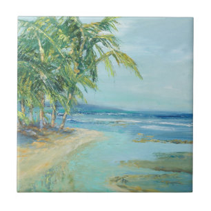 Azulejo Laguna costera azul