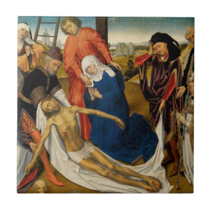 Azulejo Lamentación sobre Cristo muerto, C. 1460-1464