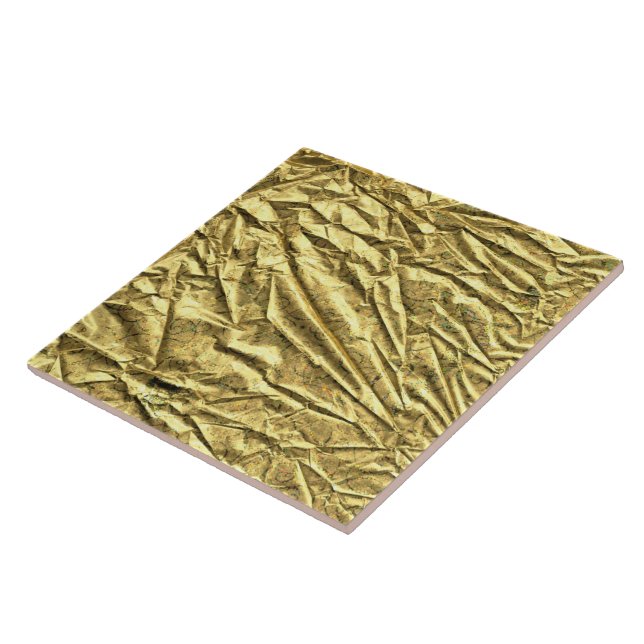 Azulejo Lámina de oro brillante (Lado)