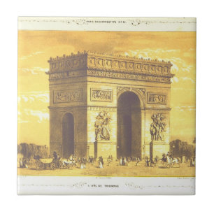 Azulejo L'Arc de Triomphe, París 1840
