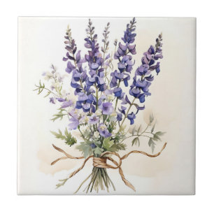 Azulejo Larkspur Romántico