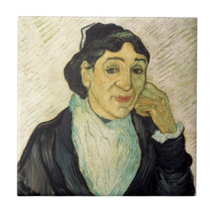 Azulejo L'Arlesiana (Señora Ginoux) por Vincent van Gogh