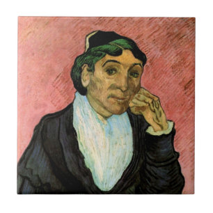 Azulejo L'Arlesiana (Señora Ginoux) por Vincent van Gogh