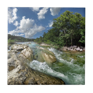Azulejo Las cataratas de Barton Creek en Austin, Texas