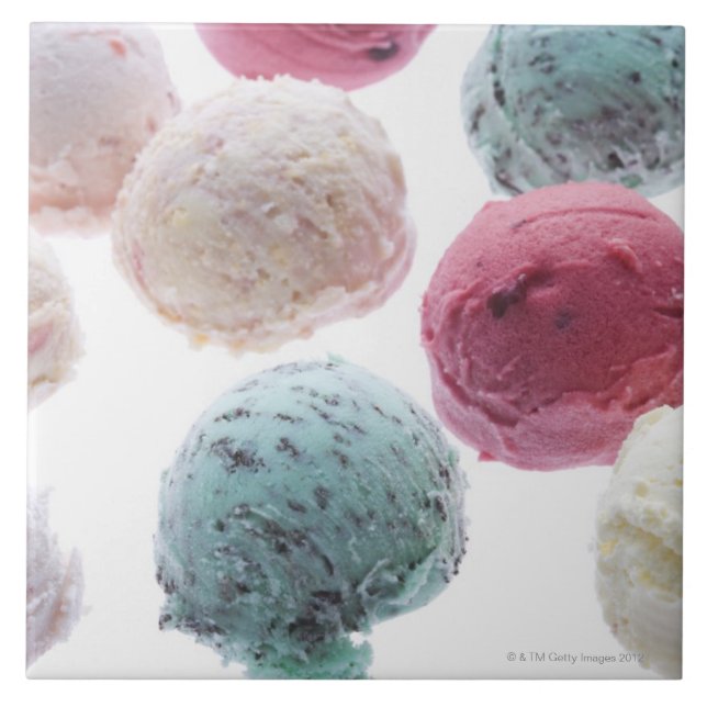 Azulejo Las cucharadas helado (Frente)