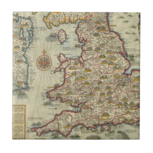 Azulejo Las invasiones de Inglaterra y de Irlanda