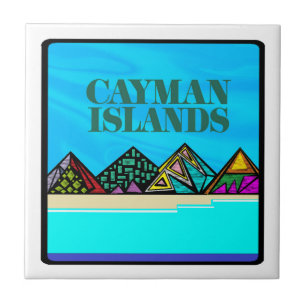 Azulejo Las islas aman a las Islas Caimán