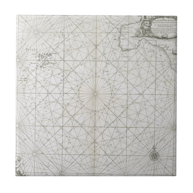 Azulejo Las islas de Scilly y de Cornualles (Frente)