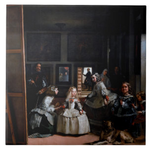 Azulejo Las Meninas, las empleadas del honor, Diego Velázq