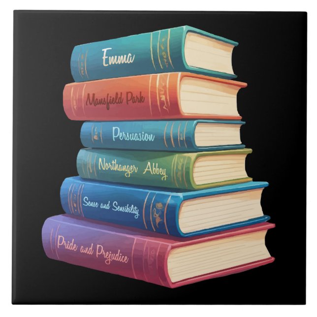 Azulejo Las novelas VIII de Jane Austen (Frente)
