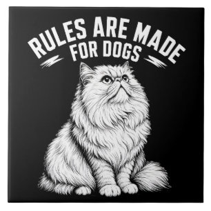 Azulejo Las Reglas Son Para Perros - Cita Divertida Para A