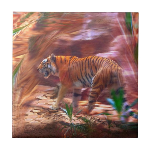 Azulejo Látigo de la naturaleza (Frente)