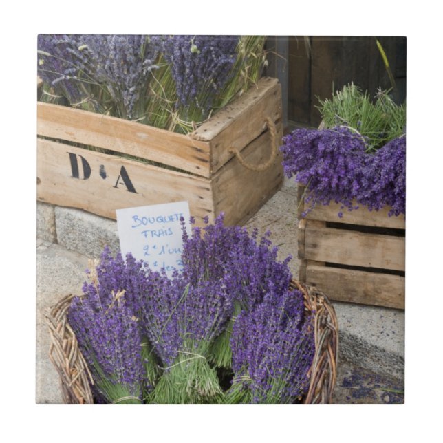 Azulejo Lavanda a la venta, Provenza, Francia (Frente)