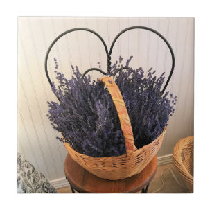 Azulejo Lavanda en una canasta
