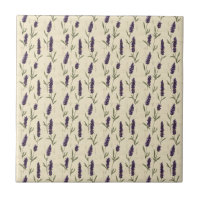 Lavanda Morado Beige Botánico Floral Cocina