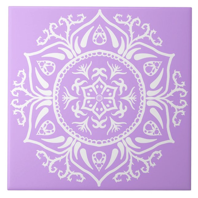 Azulejo Lavender Mandala (Frente)
