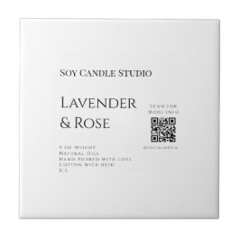 Azulejo Lavender rosa soja negocios de velas añadir código