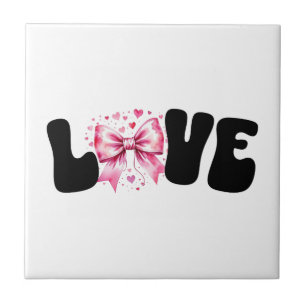 Azulejo Lazo Coquette Palabra Amor
