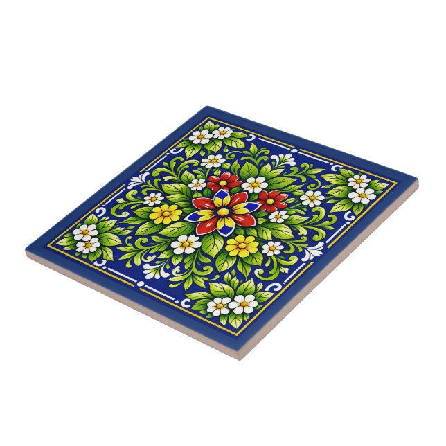 Azulejo 🍋 LAzul Floraria  (Lado)