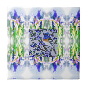 Azulejo Lazuli Iris Tile