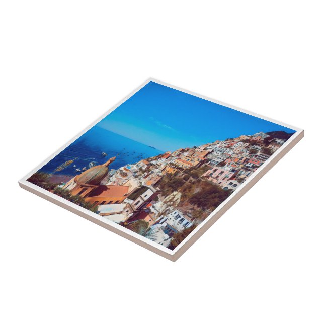 Azulejo ldp POSITANO - Costa Amalfitana - Panorama (Lado)