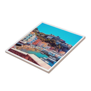 Azulejo ldp SORRENTO - panorama - playa -
