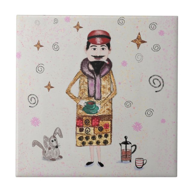 Azulejo Le Cafe Ceramic Tile (Frente)