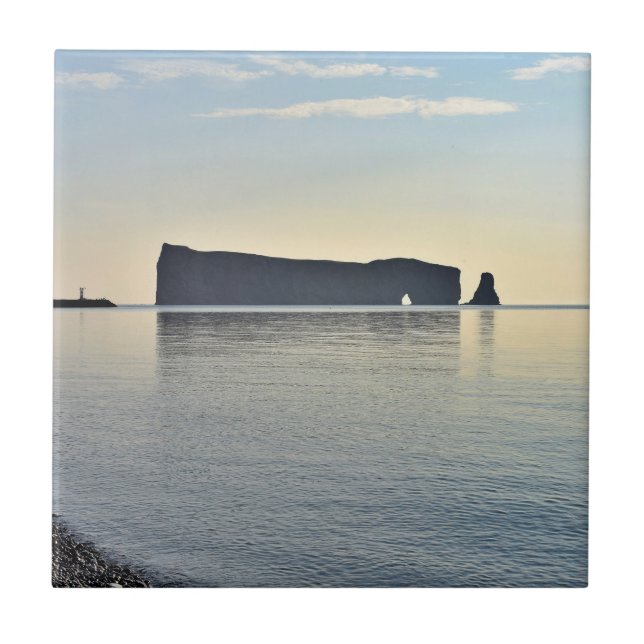 Azulejo Le Rocher Perce Gaspesie Quebec Canada (Frente)