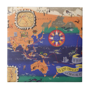 Azulejo Le Tour du Monde