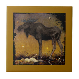 Azulejo Leap Elk Princess Cotton Asleep