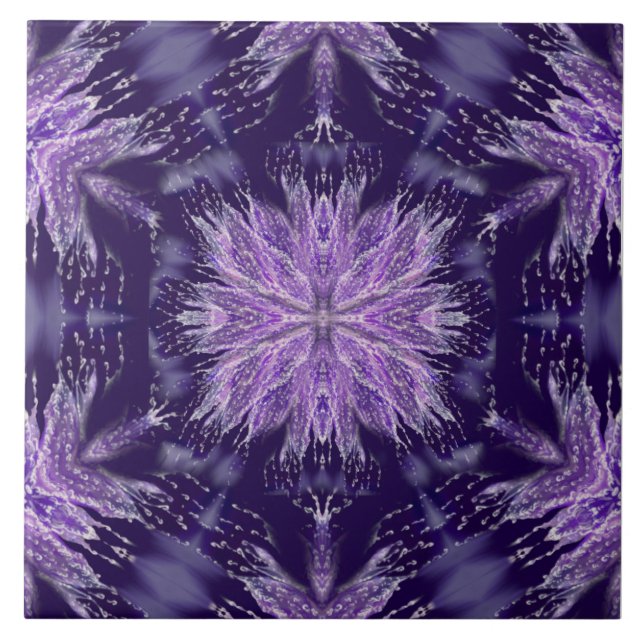 Azulejo Leche de lluvia púrpura (Frente)