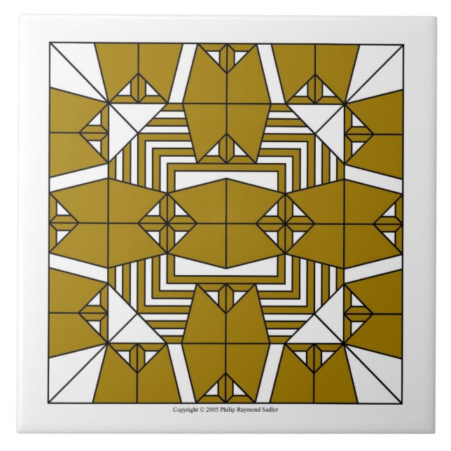 Azulejo Lechuzas marrones (Frente)