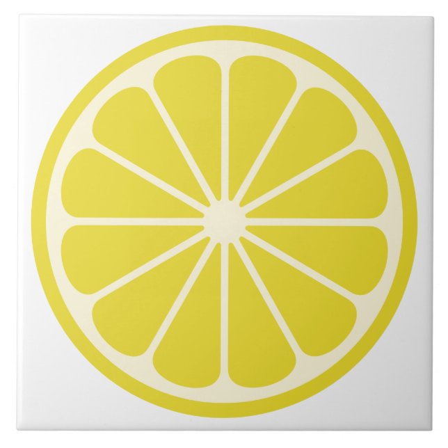 Azulejo Lemon Fruit Slice (Frente)