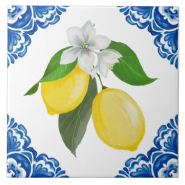 Azulejo Lemon mediterráneo