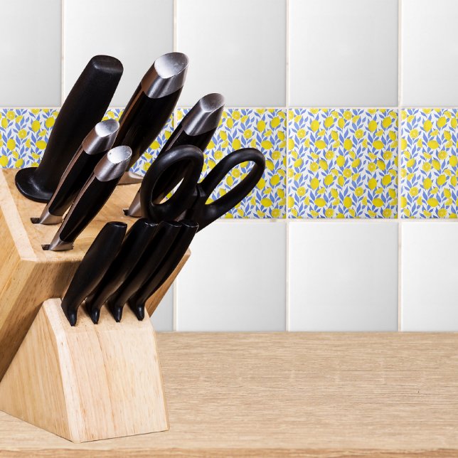 Azulejo Lemons Blue Mediterranean (Subido por el creador)