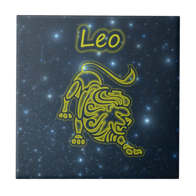 Azulejo León brillante (Frente)